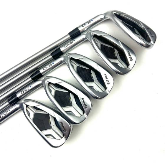 Left Handed Ping G430 Irons / 7-SW / Fujikura Alta Quick 45 Regular Flex