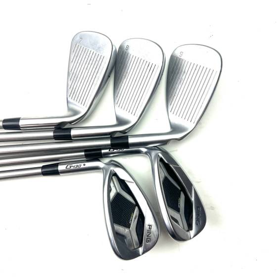 Left Handed Ping G430 Irons / 7-SW / Fujikura Alta Quick 45 Regular Flex