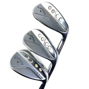 Callaway Jaws Raw Wedge Set / 50, 54 & 58 Degree / Dynamic Gold Stiff Flex
