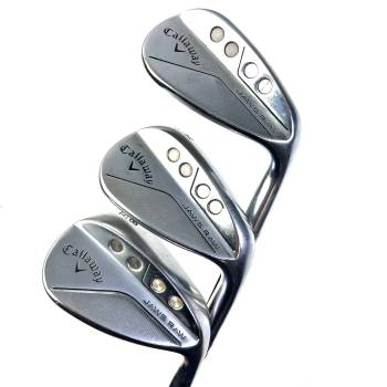 Callaway Jaws Raw Wedge Set / 50, 54 & 58 Degree / Dynamic Gold Stiff Flex