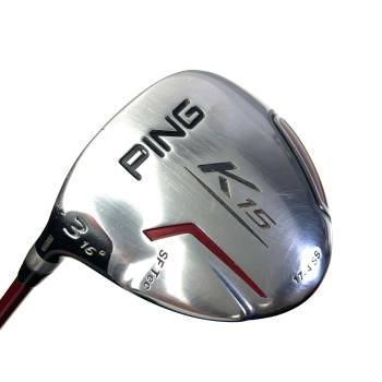 Left Handed Ping K15 3 Wood / 16 Degree / Ping TFC 149 F Regular Flex