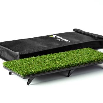 Spurk Short Pile Grass Winter Golf Mat + Carry Bag