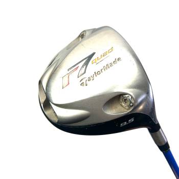 Taylormade R7 Quad Driver / 9.5 Degree / Grafalloy Blue Stiff Flex