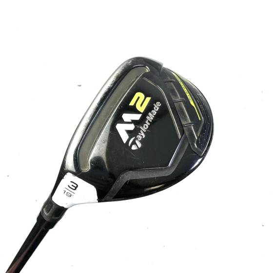 Left Handed Taylormade M2 2017 3 Hybrid / 19 Degree / REAX 75 Stiff Flex