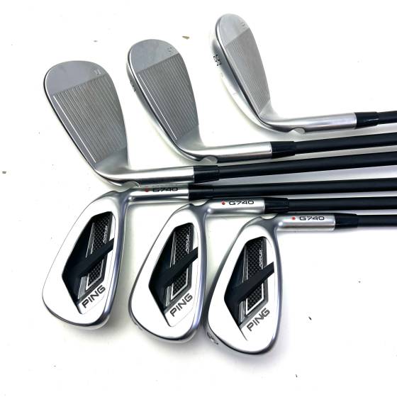 Ping G740 Irons / 8-UW + 50 + 56 / Alta CB AWT Senior Flex