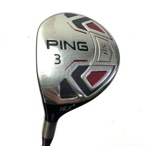Left Handed Ping i15 3 Wood / 15.5 Degree / TFC 700 Stiff Flex