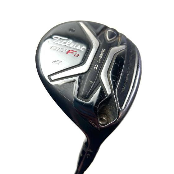 Titleist 917 F2 7 Wood / 21 Degree / Mitsubishi Diamana 60 Regular Flex