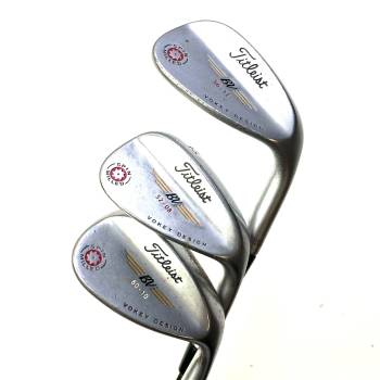 Titleist Vokey Spin Milled Wedge Set / 52, 56, 60 Degree / Vokey Wedge Flex