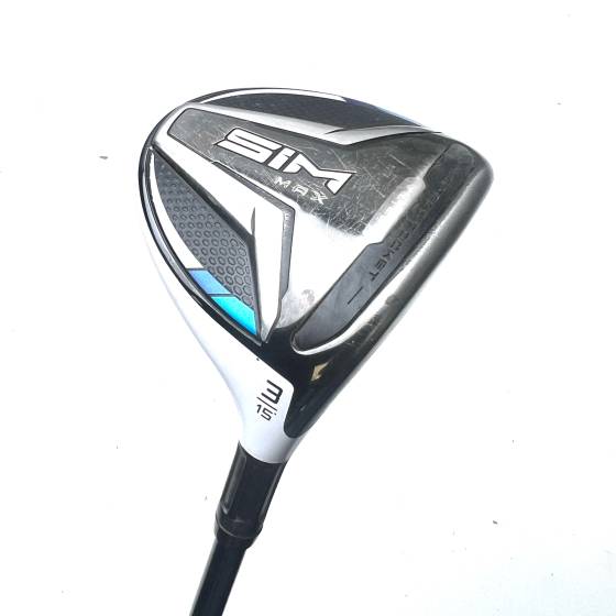 Taylormade Sim Max 3 Wood / 15 Degree / Hzrdus Gen 4 Stiff Flex