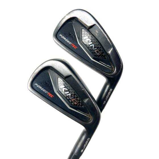Cobra King Forged Tec Black Irons / 4-PW / N.S. Pro Modus 3 Tour 105 X-Stiff Flex