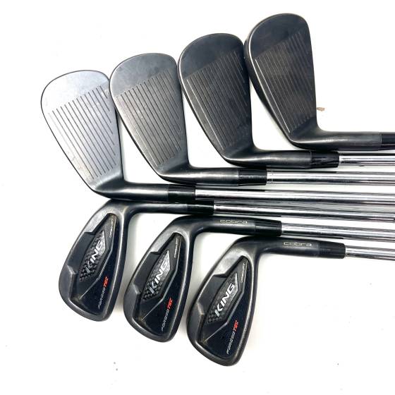Cobra King Forged Tec Black Irons / 4-PW / N.S. Pro Modus 3 Tour 105 X-Stiff Flex