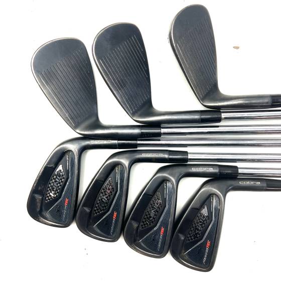 Cobra King Forged Tec Black Irons / 4-PW / N.S. Pro Modus 3 Tour 105 X-Stiff Flex