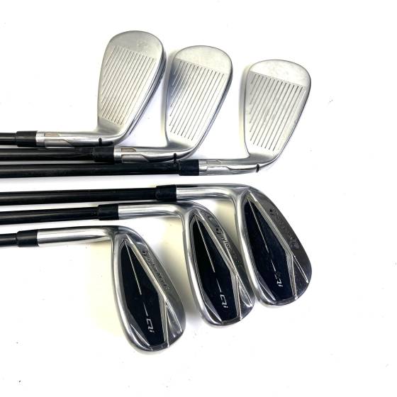 Left Handed Taylormade QI Irons / 6-SW / Ventus 5A Senior Flex