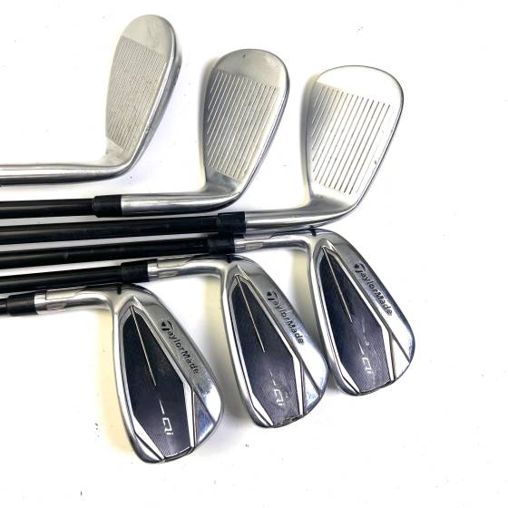 Left Handed Taylormade QI Irons / 6-SW / Ventus 5A Senior Flex