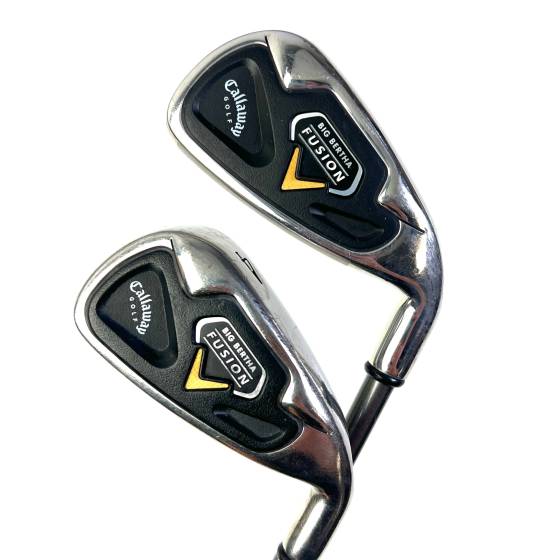 Callaway Big Bertha Fusion Irons / 3-SW / RCH 75 Regular Flex