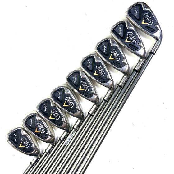 Callaway Big Bertha Fusion Irons / 3-SW / RCH 75 Regular Flex