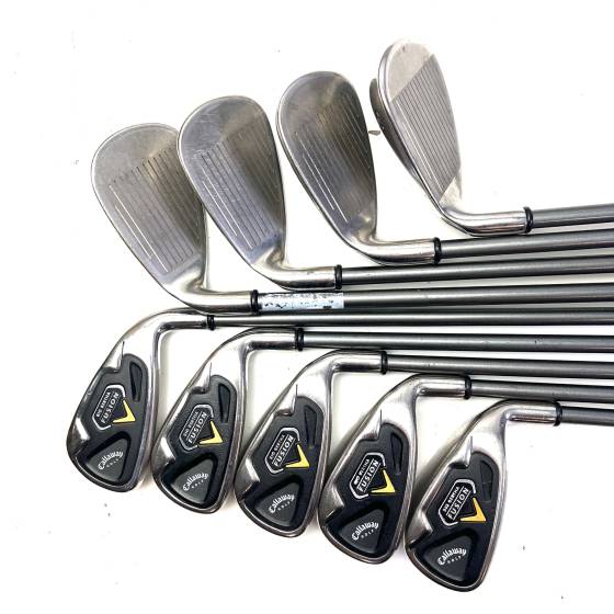 Callaway Big Bertha Fusion Irons / 3-SW / RCH 75 Regular Flex
