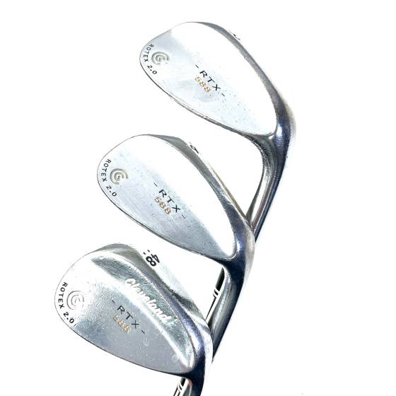 Cleveland 588 RTX Wedge Set / 48, 52, 56 Degree / True Temper Dynamic Gold Wedge Flex