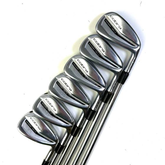 Cobra King Forged Tec-X Irons / 5-PW / KBS $-Taper 120 Stiff Flex