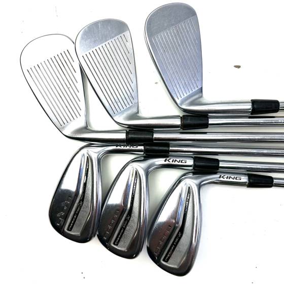 Cobra King Forged Tec-X Irons / 5-PW / KBS $-Taper 120 Stiff Flex