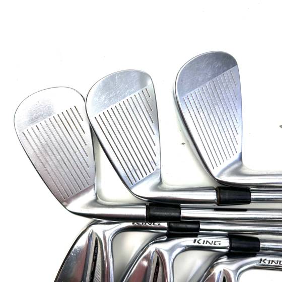 Cobra King Forged Tec-X Irons / 5-PW / KBS $-Taper 120 Stiff Flex