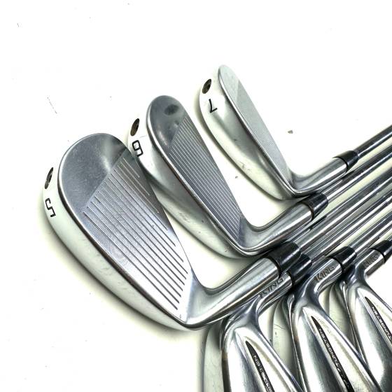 Cobra King Forged Tec-X Irons / 5-PW / KBS $-Taper 120 Stiff Flex