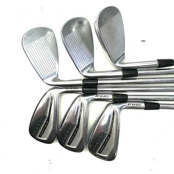 Cobra King Forged Tec-X Irons / 5-PW / KBS $-Taper 120 Stiff Flex