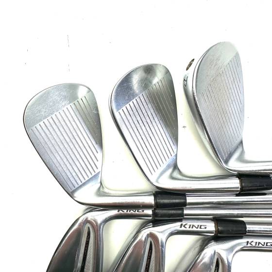 Cobra King Forged Tec-X Irons / 5-PW / KBS $-Taper 120 Stiff Flex