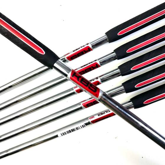 Cobra King Forged Tec-X Irons / 5-PW / KBS $-Taper 120 Stiff Flex