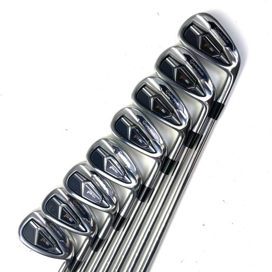 Taylormade PSI Irons / 5-SW + AW / KBS Tour Stiff Flex