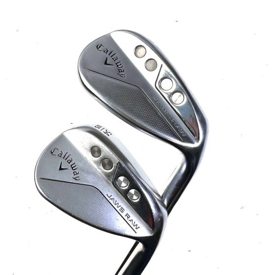 Callaway Jaws Raw Wedge Set / 54 & 58 Degree / Dynamic Gold Spinner Wedge Flex