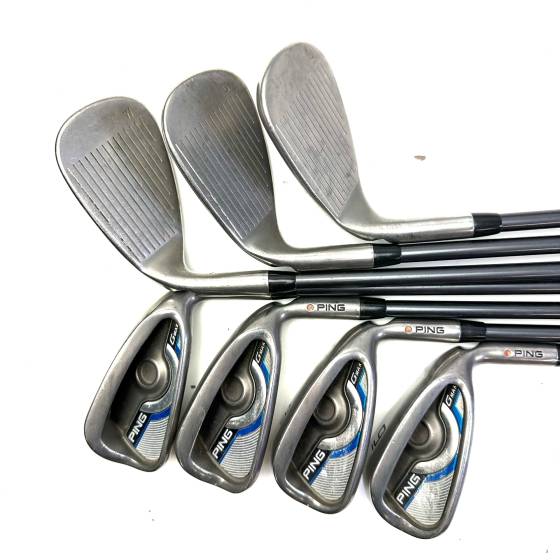 Ping G Max Irons / 6-SW + UW / TFC 80 Senior Flex