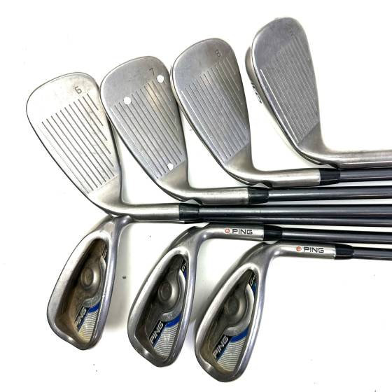 Ping G Max Irons / 6-SW + UW / TFC 80 Senior Flex