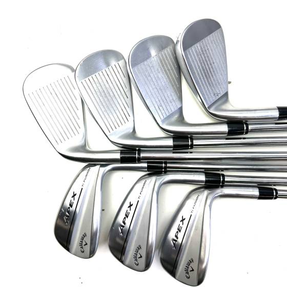 Callaway Apex TI Fusion Irons / 4-PW / Dynamic Gold R300 Regular Flex