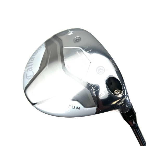 New Callaway Quantum Max D 3 Wood / 15 Degree / Vanquish 5 Senior Flex