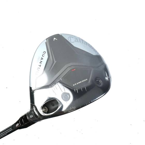 New Callaway Quantum Max D 3 Wood / 15 Degree / Vanquish 5 Senior Flex