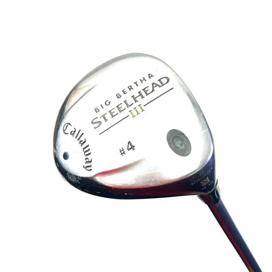 Callaway Big Bertha Steelhead III 4 Wood / 17 Degree / System III Stiff Flex