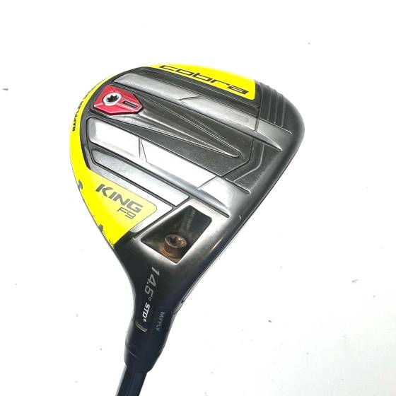 Cobra King F9 3 Wood / 14.5 Degree / UST Mamiya Linq 6F3 Regular Flex