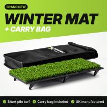 Spurk Short Pile Grass Winter Golf Mat + Carry Bag